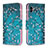 Handytasche Stand Schutzhülle Flip Leder Hülle Modisch Muster B01F für Samsung Galaxy A10e