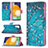 Handytasche Stand Schutzhülle Flip Leder Hülle Modisch Muster B01F für Samsung Galaxy A13 5G