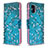 Handytasche Stand Schutzhülle Flip Leder Hülle Modisch Muster B01F für Samsung Galaxy A31