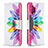 Handytasche Stand Schutzhülle Flip Leder Hülle Modisch Muster B01F für Samsung Galaxy A32 5G