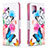 Handytasche Stand Schutzhülle Flip Leder Hülle Modisch Muster B01F für Samsung Galaxy A42 5G Bunt