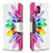Handytasche Stand Schutzhülle Flip Leder Hülle Modisch Muster B01F für Samsung Galaxy A42 5G Plusfarbig