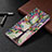 Handytasche Stand Schutzhülle Flip Leder Hülle Modisch Muster B01F für Samsung Galaxy A71 4G A715