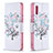 Handytasche Stand Schutzhülle Flip Leder Hülle Modisch Muster B01F für Samsung Galaxy M02 Weiß
