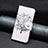 Handytasche Stand Schutzhülle Flip Leder Hülle Modisch Muster B01F für Xiaomi Mi 13 5G Weiß