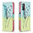 Handytasche Stand Schutzhülle Flip Leder Hülle Modisch Muster B01F für Xiaomi Poco M3