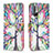 Handytasche Stand Schutzhülle Flip Leder Hülle Modisch Muster B01F für Xiaomi POCO M3 Pro 5G Grün