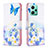 Handytasche Stand Schutzhülle Flip Leder Hülle Modisch Muster B01F für Xiaomi Poco X5 5G Blau