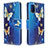 Handytasche Stand Schutzhülle Flip Leder Hülle Modisch Muster B03F für Samsung Galaxy A51 4G