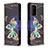 Handytasche Stand Schutzhülle Flip Leder Hülle Modisch Muster B03F für Samsung Galaxy A72 4G