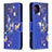 Handytasche Stand Schutzhülle Flip Leder Hülle Modisch Muster B03F für Samsung Galaxy F12