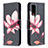 Handytasche Stand Schutzhülle Flip Leder Hülle Modisch Muster B03F für Samsung Galaxy S20 FE 4G Rot