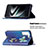 Handytasche Stand Schutzhülle Flip Leder Hülle Modisch Muster B03F für Samsung Galaxy S21 5G