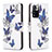 Handytasche Stand Schutzhülle Flip Leder Hülle Modisch Muster B03F für Xiaomi Mi 11i 5G (2022) Blau