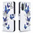 Handytasche Stand Schutzhülle Flip Leder Hülle Modisch Muster B03F für Xiaomi Poco F3 5G Blau