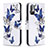 Handytasche Stand Schutzhülle Flip Leder Hülle Modisch Muster B03F für Xiaomi Redmi Note 10T 5G Blau