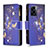 Handytasche Stand Schutzhülle Flip Leder Hülle Modisch Muster B04F für Oppo K10 5G India