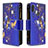 Handytasche Stand Schutzhülle Flip Leder Hülle Modisch Muster B04F für Samsung Galaxy A11