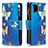 Handytasche Stand Schutzhülle Flip Leder Hülle Modisch Muster B04F für Samsung Galaxy A12 5G