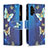 Handytasche Stand Schutzhülle Flip Leder Hülle Modisch Muster B04F für Samsung Galaxy A13 4G
