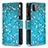 Handytasche Stand Schutzhülle Flip Leder Hülle Modisch Muster B04F für Samsung Galaxy A22 5G