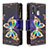 Handytasche Stand Schutzhülle Flip Leder Hülle Modisch Muster B04F für Samsung Galaxy A40