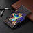 Handytasche Stand Schutzhülle Flip Leder Hülle Modisch Muster B04F für Samsung Galaxy A70