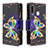 Handytasche Stand Schutzhülle Flip Leder Hülle Modisch Muster B04F für Samsung Galaxy A70E