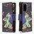 Handytasche Stand Schutzhülle Flip Leder Hülle Modisch Muster B04F für Samsung Galaxy A72 4G