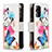 Handytasche Stand Schutzhülle Flip Leder Hülle Modisch Muster B04F für Samsung Galaxy A72 4G