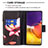 Handytasche Stand Schutzhülle Flip Leder Hülle Modisch Muster B04F für Samsung Galaxy A82 5G