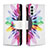 Handytasche Stand Schutzhülle Flip Leder Hülle Modisch Muster B04F für Samsung Galaxy F23 5G
