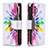 Handytasche Stand Schutzhülle Flip Leder Hülle Modisch Muster B04F für Samsung Galaxy M32 5G