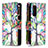 Handytasche Stand Schutzhülle Flip Leder Hülle Modisch Muster B04F für Samsung Galaxy S20 FE 5G Grün
