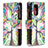 Handytasche Stand Schutzhülle Flip Leder Hülle Modisch Muster B04F für Xiaomi Poco F3 5G Grün