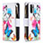 Handytasche Stand Schutzhülle Flip Leder Hülle Modisch Muster B04F für Xiaomi Poco M5S Bunt