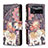 Handytasche Stand Schutzhülle Flip Leder Hülle Modisch Muster B04F für Xiaomi Poco X4 Pro 5G Braun