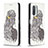 Handytasche Stand Schutzhülle Flip Leder Hülle Modisch Muster B05F für Xiaomi Mi 11i 5G Grau