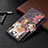 Handytasche Stand Schutzhülle Flip Leder Hülle Modisch Muster BF3 für Xiaomi Redmi Note 10 Pro 4G Braun