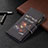 Handytasche Stand Schutzhülle Flip Leder Hülle Modisch Muster BF3 für Xiaomi Redmi Note 10 Pro 4G Dunkelgrau