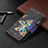 Handytasche Stand Schutzhülle Flip Leder Hülle Modisch Muster BF3 für Xiaomi Redmi Note 10 Pro 4G Schwarz