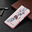 Handytasche Stand Schutzhülle Flip Leder Hülle Modisch Muster BF4 für Xiaomi Redmi Note 10 Pro 4G Rosa