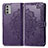 Handytasche Stand Schutzhülle Flip Leder Hülle Modisch Muster für Nokia G42 5G Violett