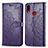 Handytasche Stand Schutzhülle Flip Leder Hülle Modisch Muster für Samsung Galaxy A10s Violett