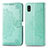 Handytasche Stand Schutzhülle Flip Leder Hülle Modisch Muster für Samsung Galaxy A21 SC-42A Grün