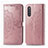 Handytasche Stand Schutzhülle Flip Leder Hülle Modisch Muster für Samsung Galaxy A41 SC-41A Rosegold