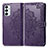 Handytasche Stand Schutzhülle Flip Leder Hülle Modisch Muster für Samsung Galaxy F23 5G Violett