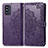 Handytasche Stand Schutzhülle Flip Leder Hülle Modisch Muster für Samsung Galaxy F52 5G Violett