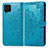 Handytasche Stand Schutzhülle Flip Leder Hülle Modisch Muster für Samsung Galaxy F62 5G Blau