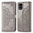 Handytasche Stand Schutzhülle Flip Leder Hülle Modisch Muster für Samsung Galaxy M31s Grau